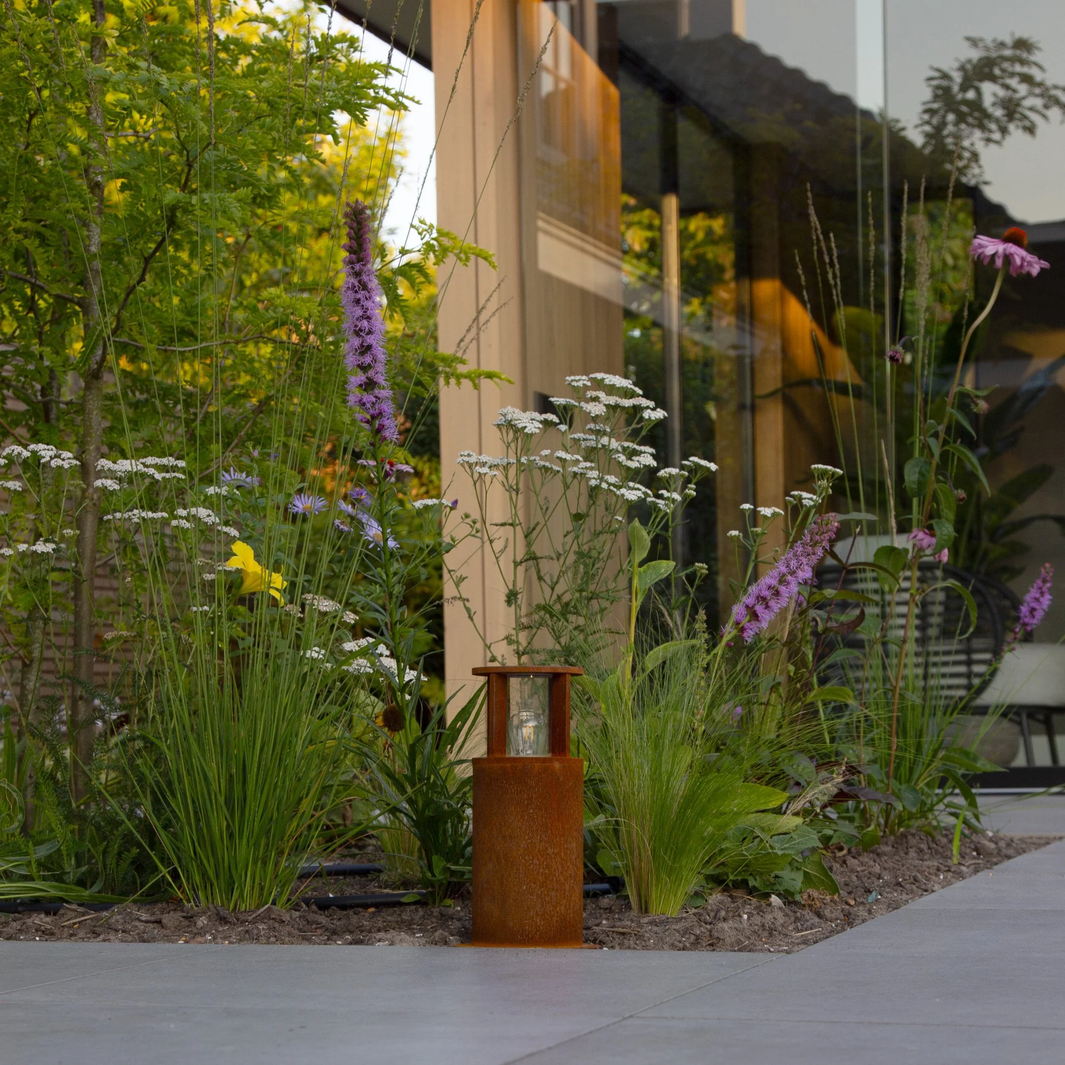 Ronde tuinlamp Marina 30 corten KS Verlichting 8714732783804