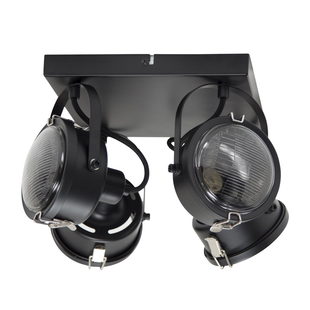KS Verlichting OpbouwspotsSatellite 4 lichts zwart - 6850
