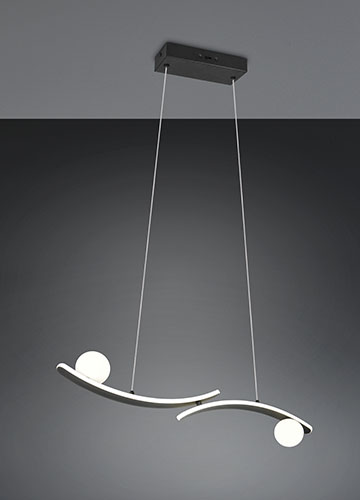 Trio Design hanglampNapoli zwart - 337910232 afbeelding