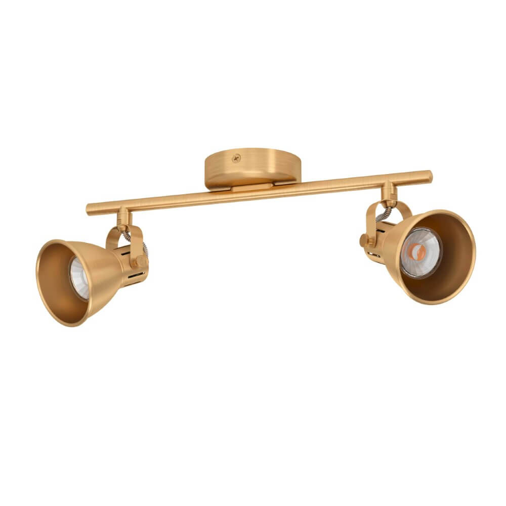 Eglo Messing plafondspot Seras 2x GU10 - 900171