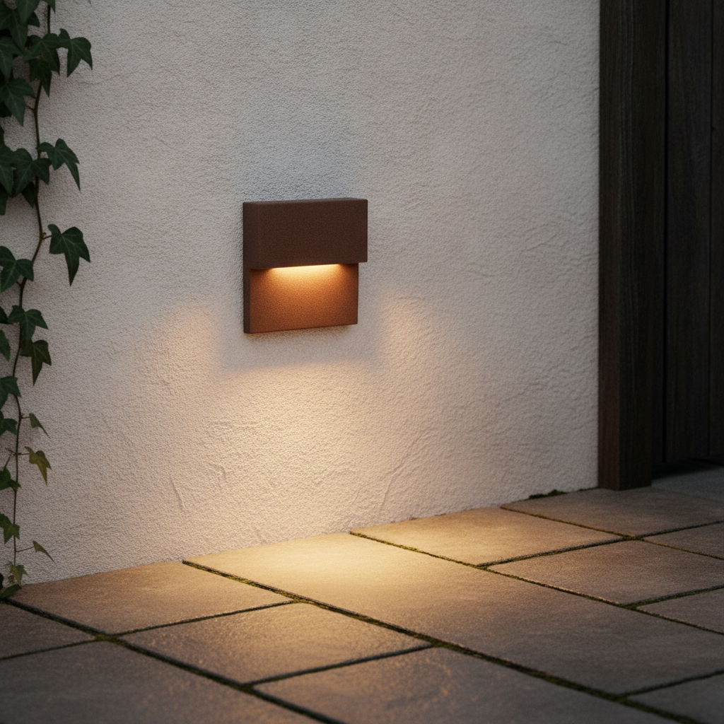 Lyora Inbouw wandlampDan roestbruin 2700K - 9136514