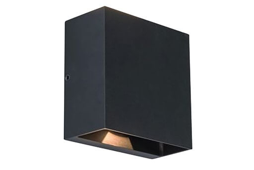 Lutec Zwarte wandlamp Gemini Beams design - 5104003012