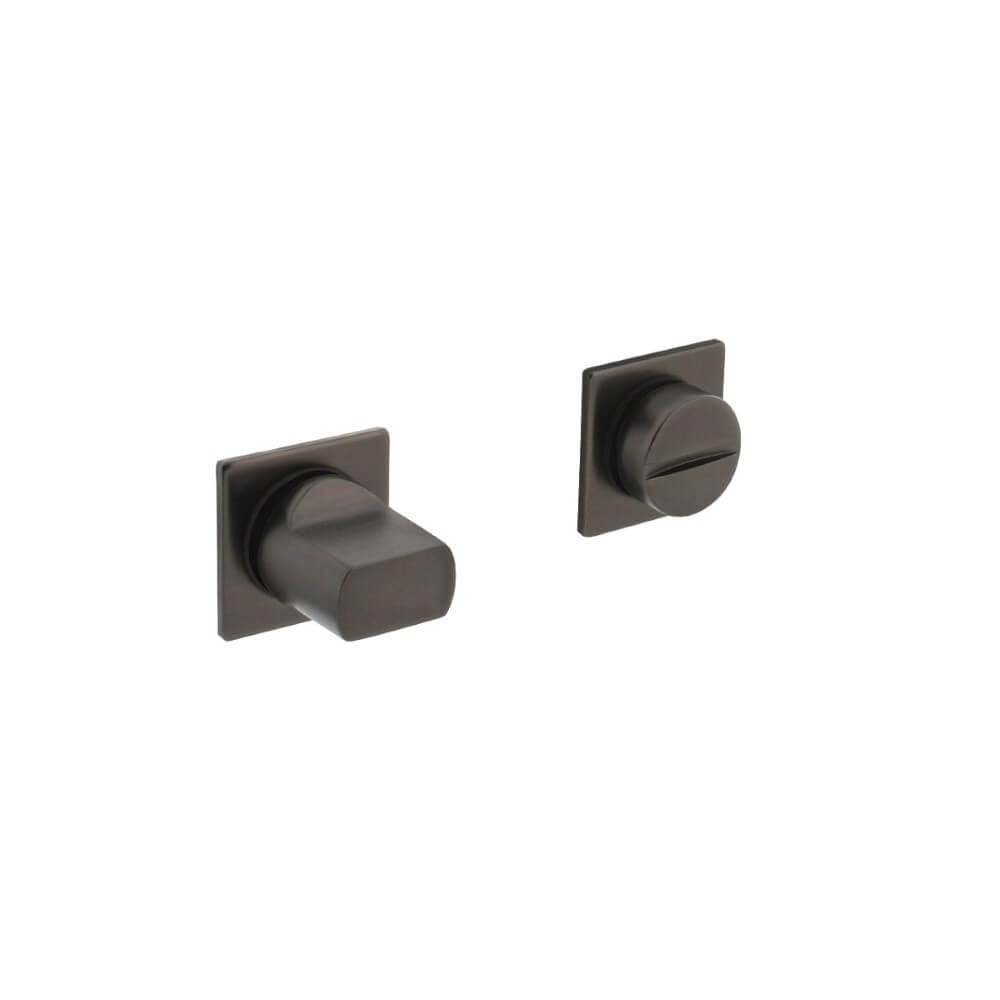 Intersteel WC-sluitingTira klein vierkant rozet antraciet - 0029.343960