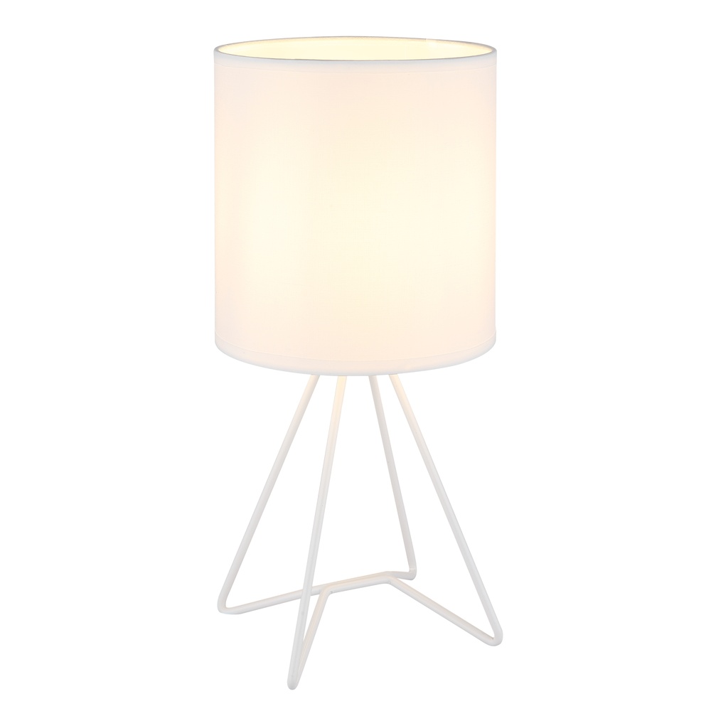 Globo Design schemerlamp Tamian wit - 21734W