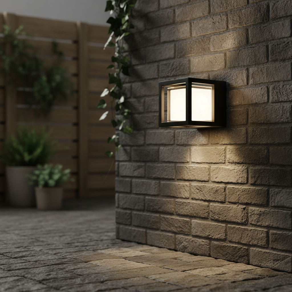 Lyora Design wandlamp Agosto vierkant antraciet - 108429