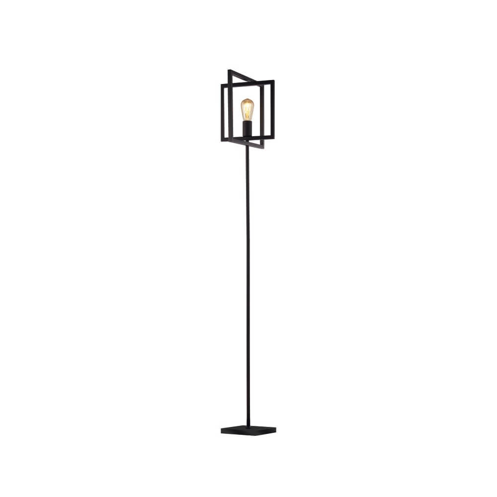 Searchlight Zwarte staande lamp Plaza - EU23202-1BK