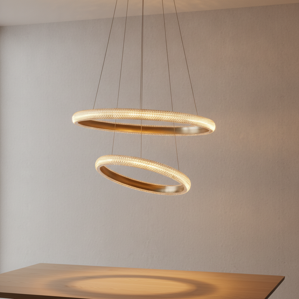 Lyora HanglampMedora goud Ø 59cm - 110459