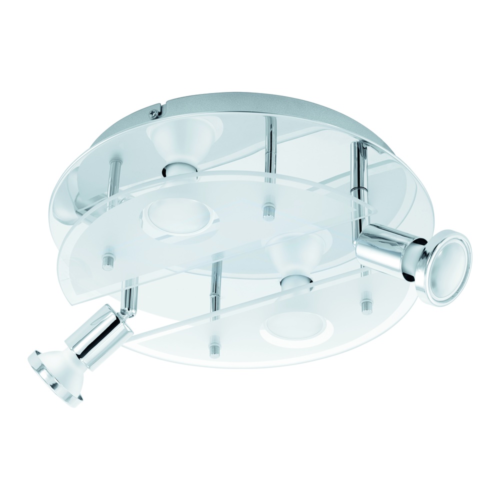 Eglo Plafondlamp Cabo-C rond chroom - 75381