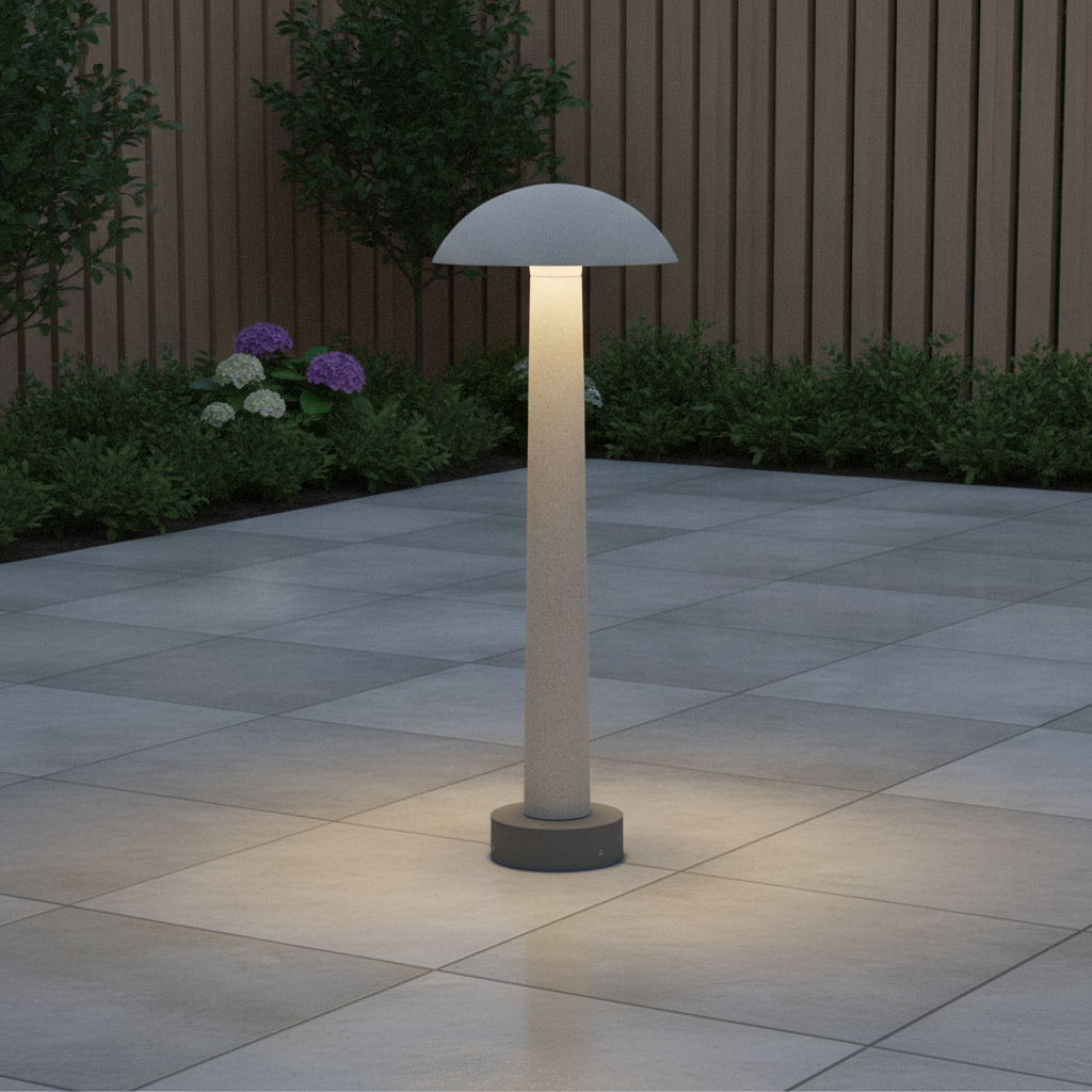 Lyora Ronde tuinlampTura wit 55cm - 9540269