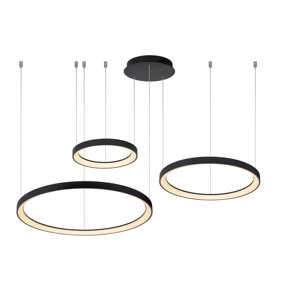 Premium by Lucide Zwarte hanglampVidal design - 46403/99/30