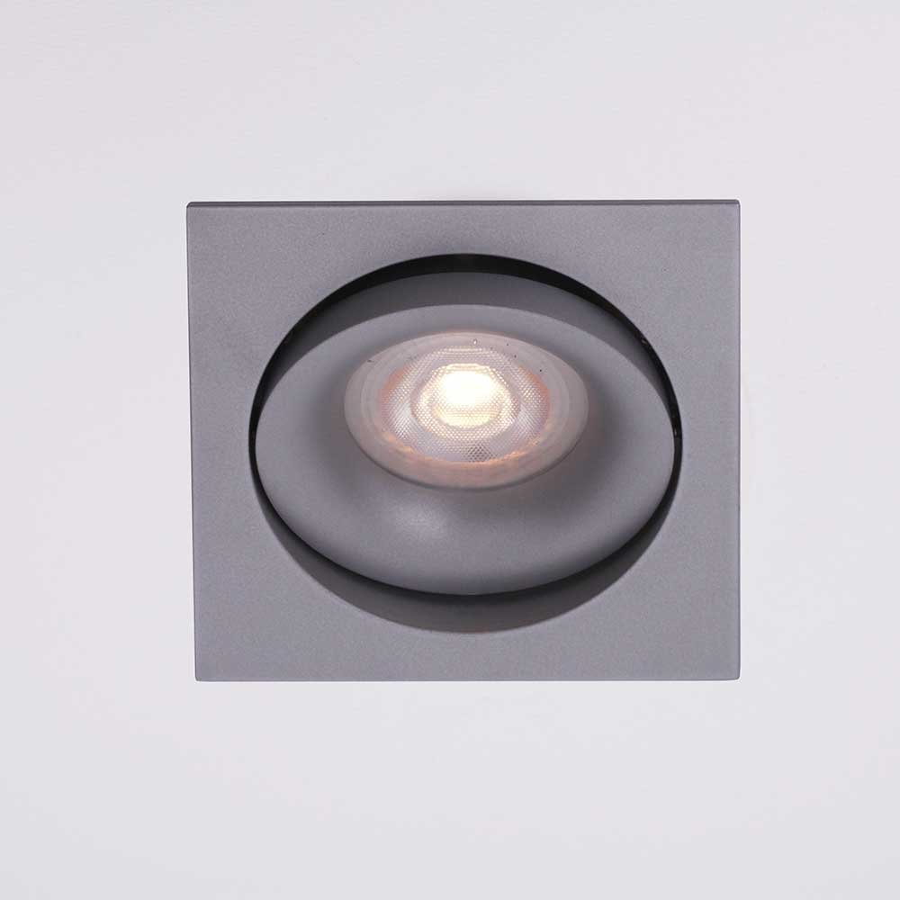Artdelight GU10 inbouwspotDownel grijs - DL 921 GR