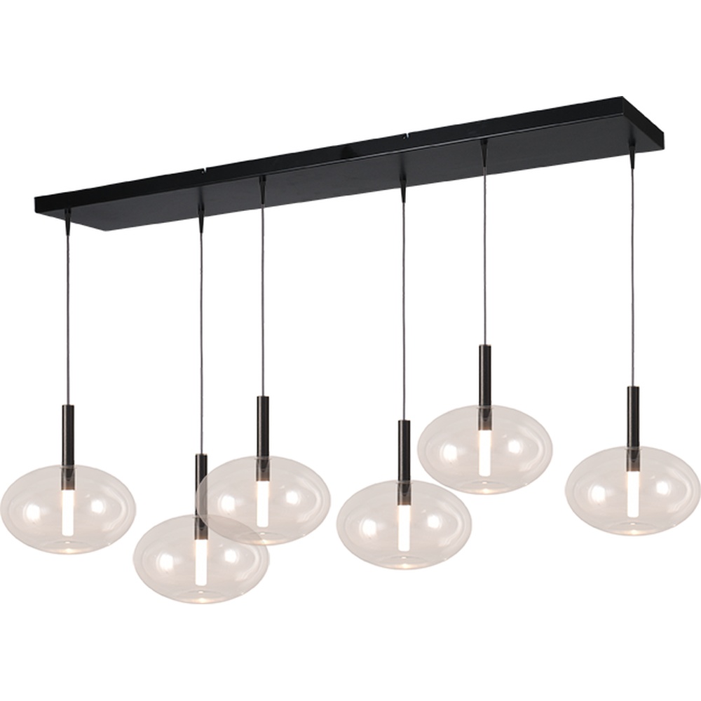 Masterlight 6L hanglamp Ø 24cmLido Onion met helder glas - 2861-05-00-130-25-63