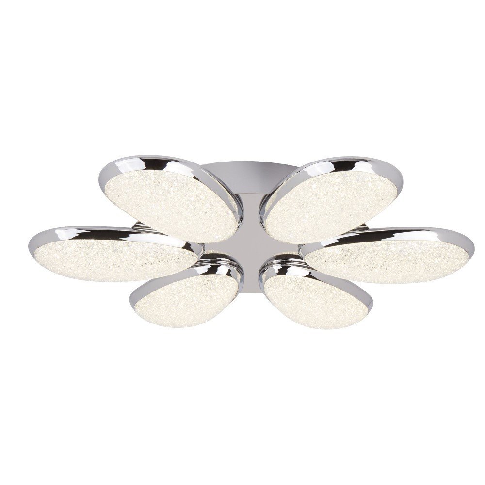 Searchlight Design plafondlamp Lori 6-lichts grijs - 6216-6CC