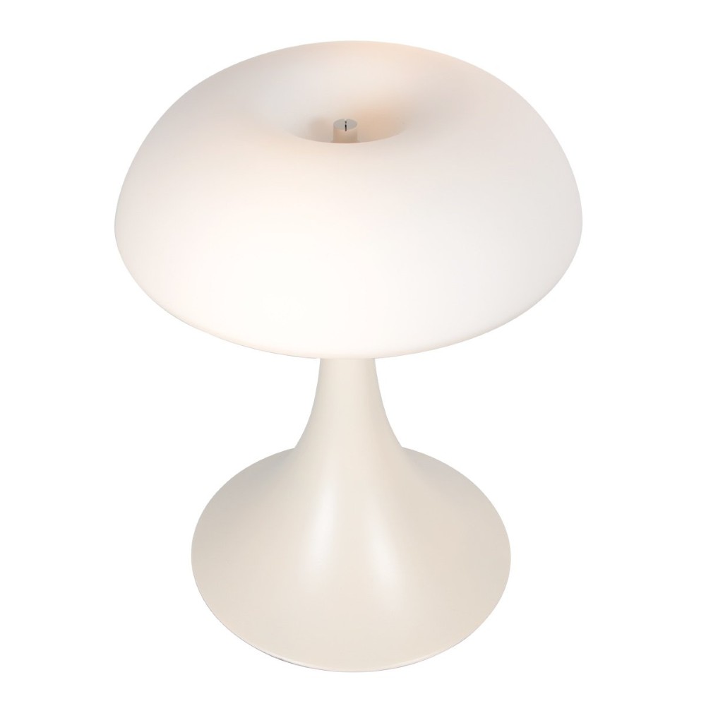 Tafellamp Ancilla zand bruin met wit glas Steinhauer 8712746191882