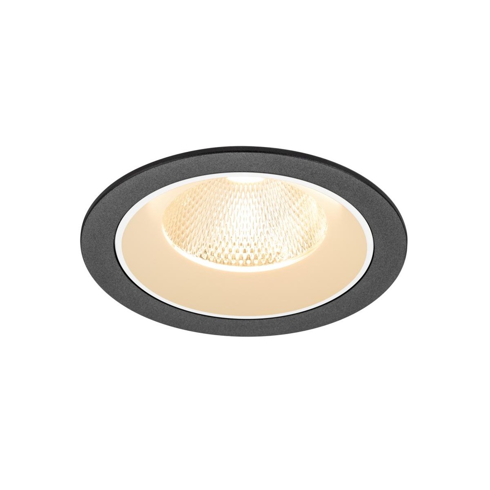 SLV InbouwspotNuminos L zwart/wit 2700K - 20gr - 1009758