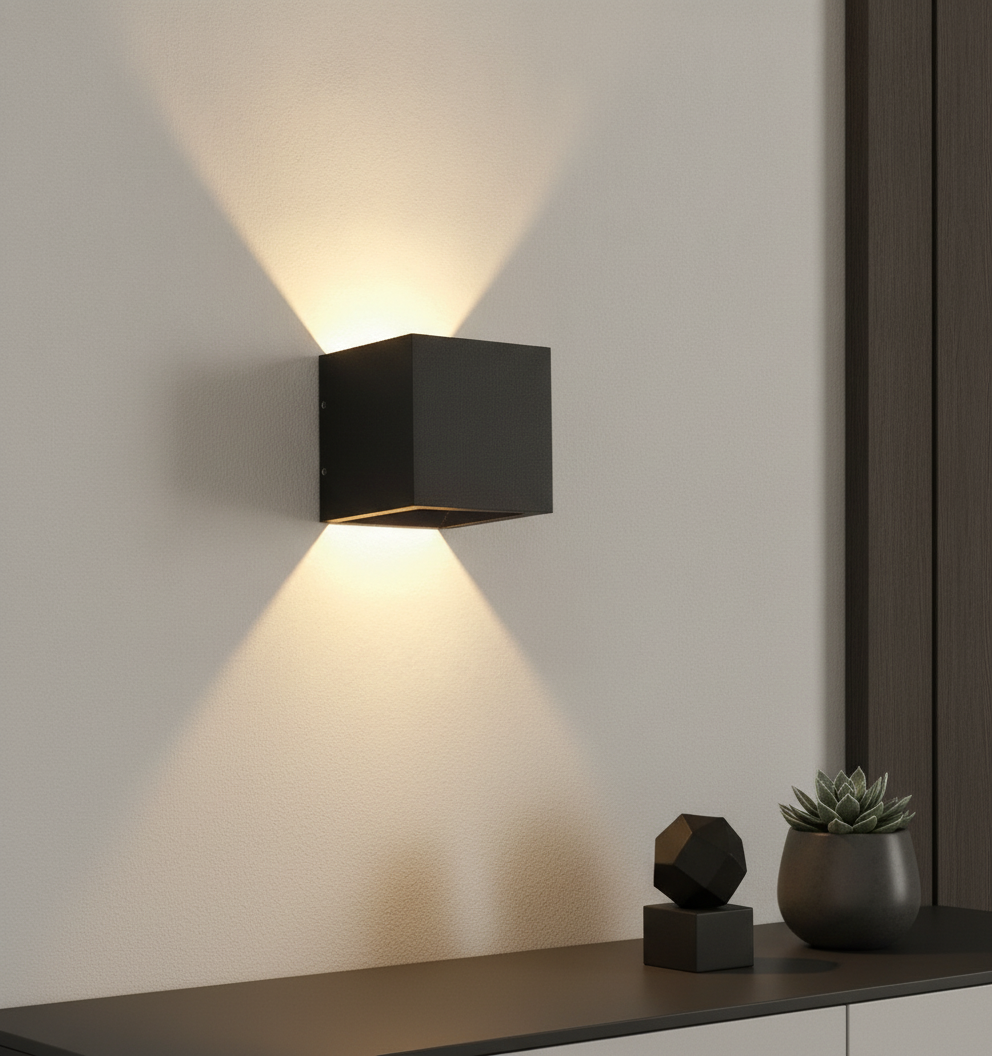 Artdelight Dim-to-warm muurspot Cube-Dtw - WL CUBE-DTW ZW