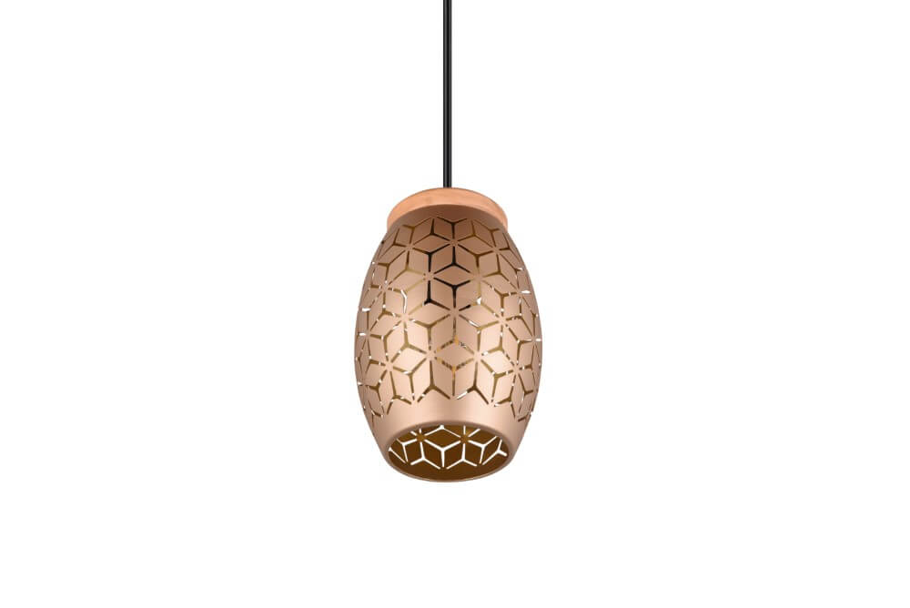 Trio Bruine hanglamp Bidar design - R31571065