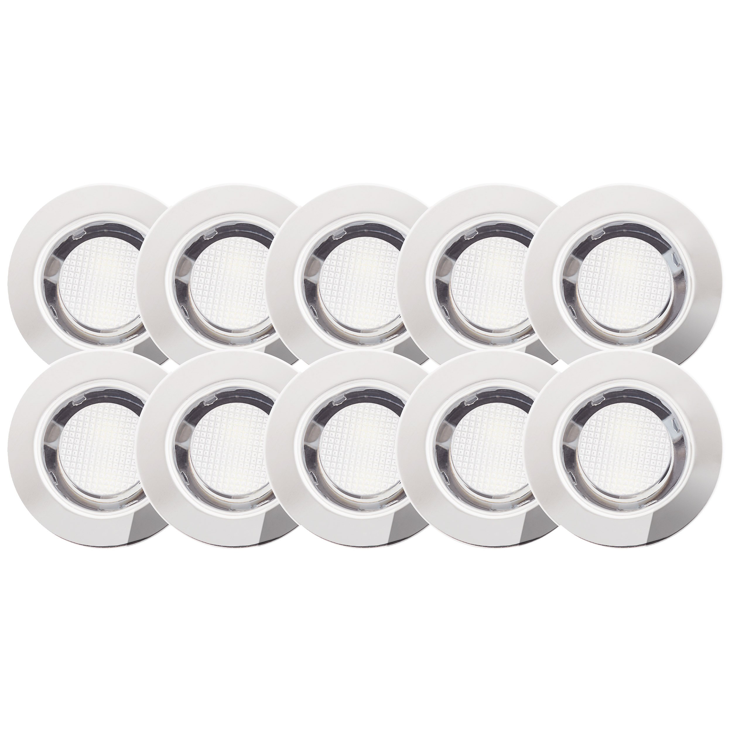 Brilliant Set van 10 inbouwspotsCosa 30 6500K - G03093/82