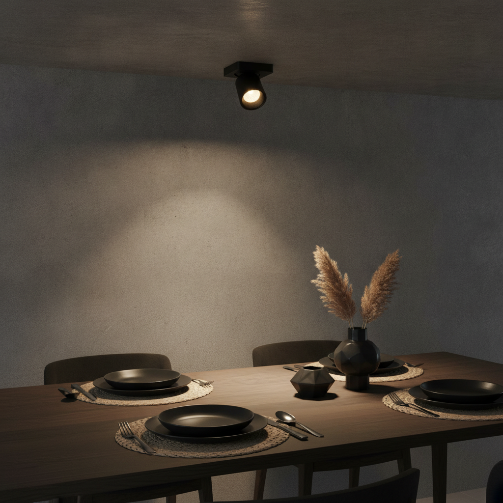 Artdelight Led opbouwspot Laguna zwart - PL LAGUNA1 ZW