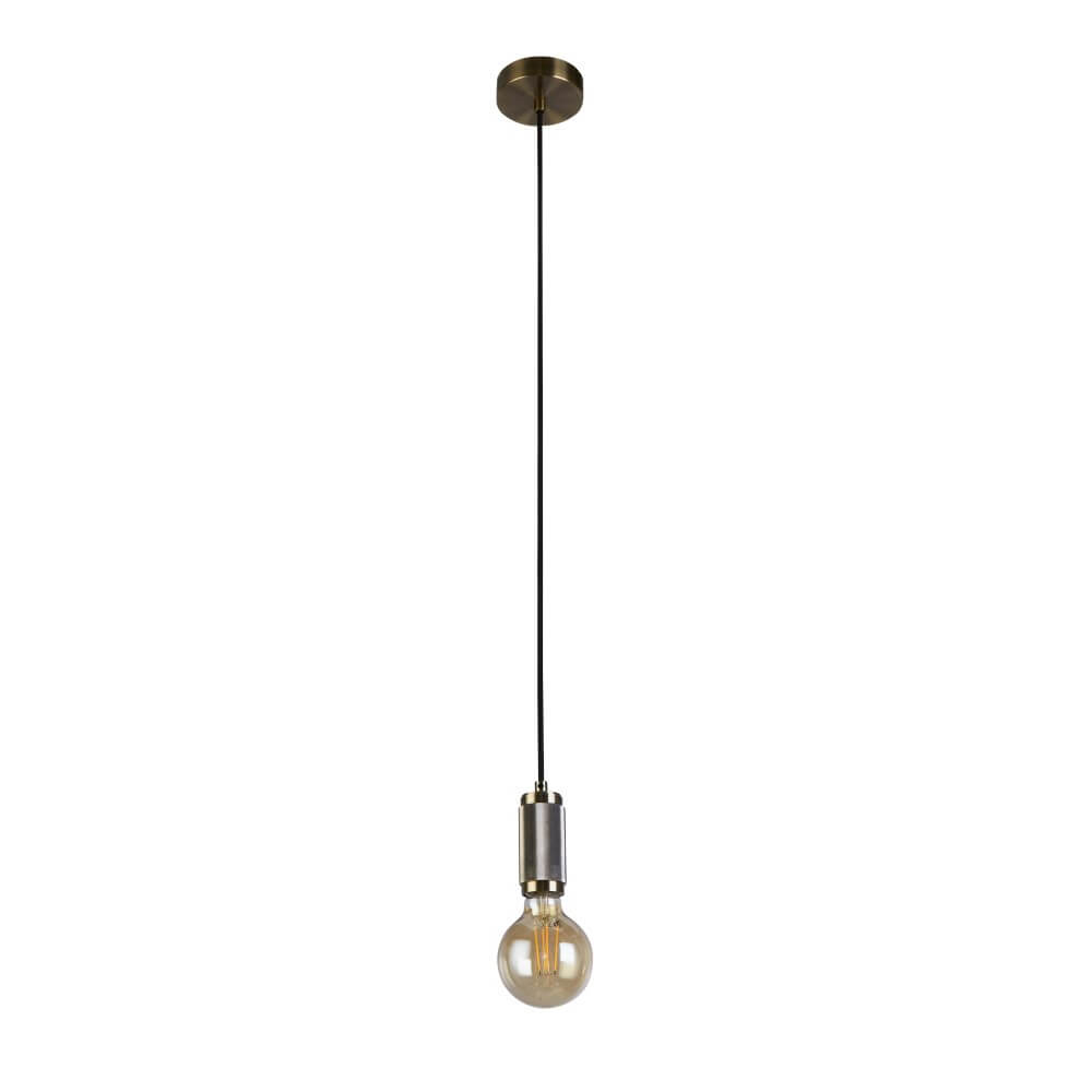 Searchlight 1-lichts hanglampSuspension messing - 77651AB afbeelding