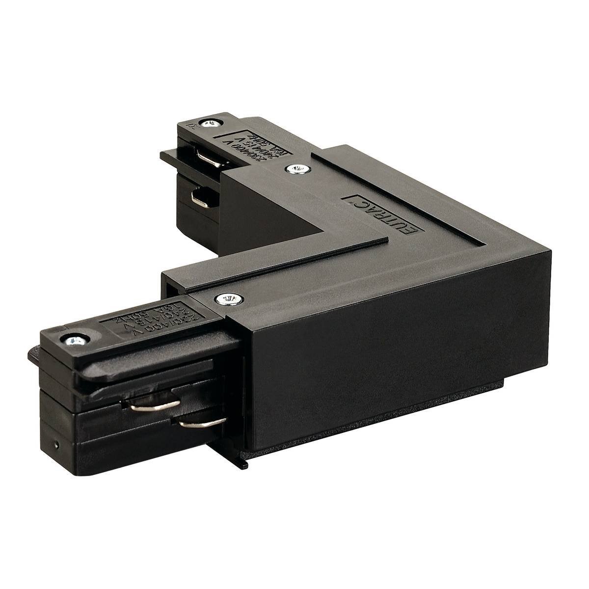 SLV 3-fase L-Connector 2 aarde binnen zwart - 145680