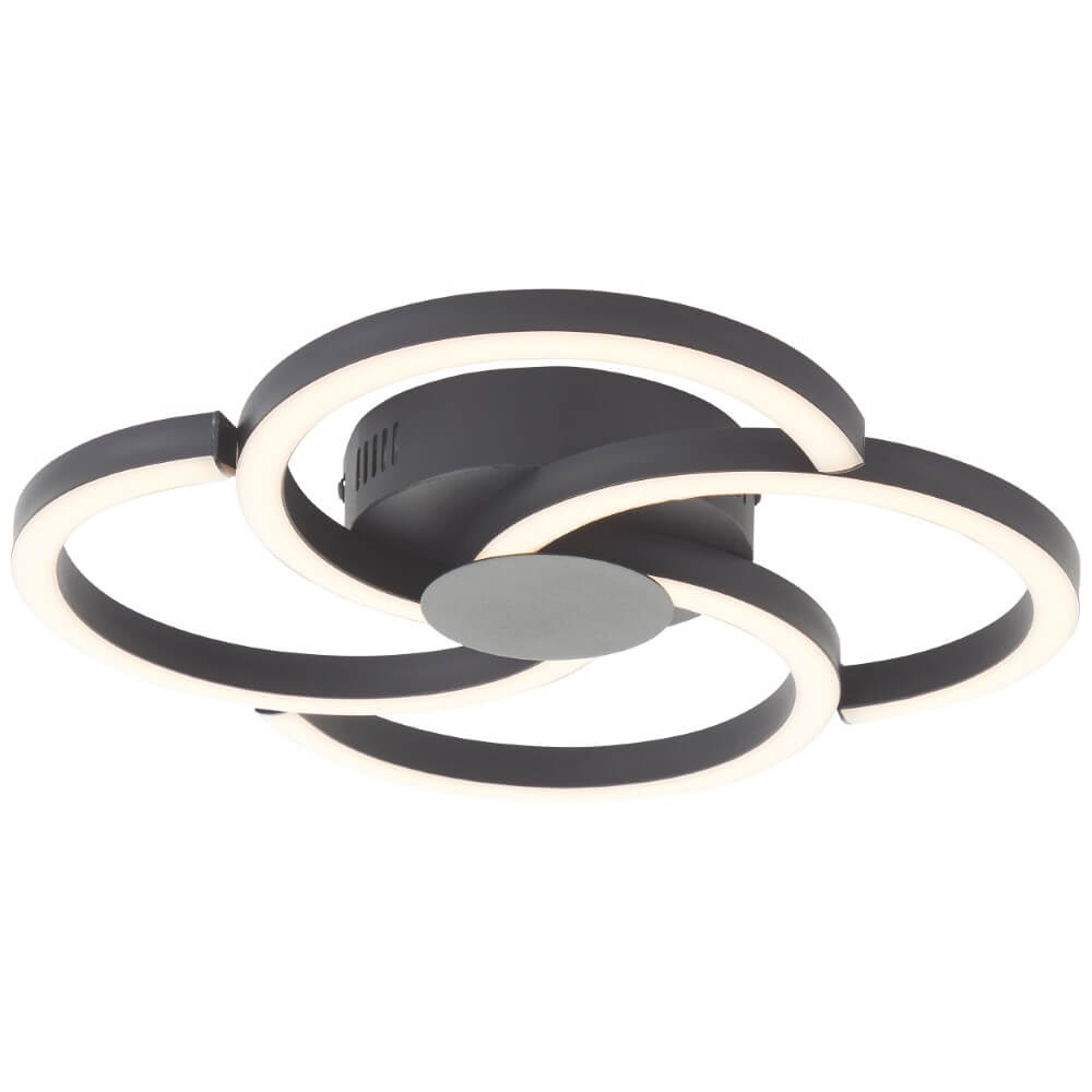 Brilliant Design plafondlampFico zwart - G80660/06