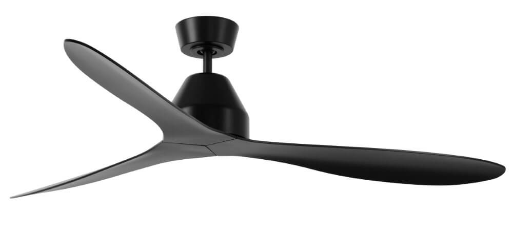 Beacon Plafondventilator zwart zonder lampWhitehaven Ø 143cm IP55 - 213041 afbeelding