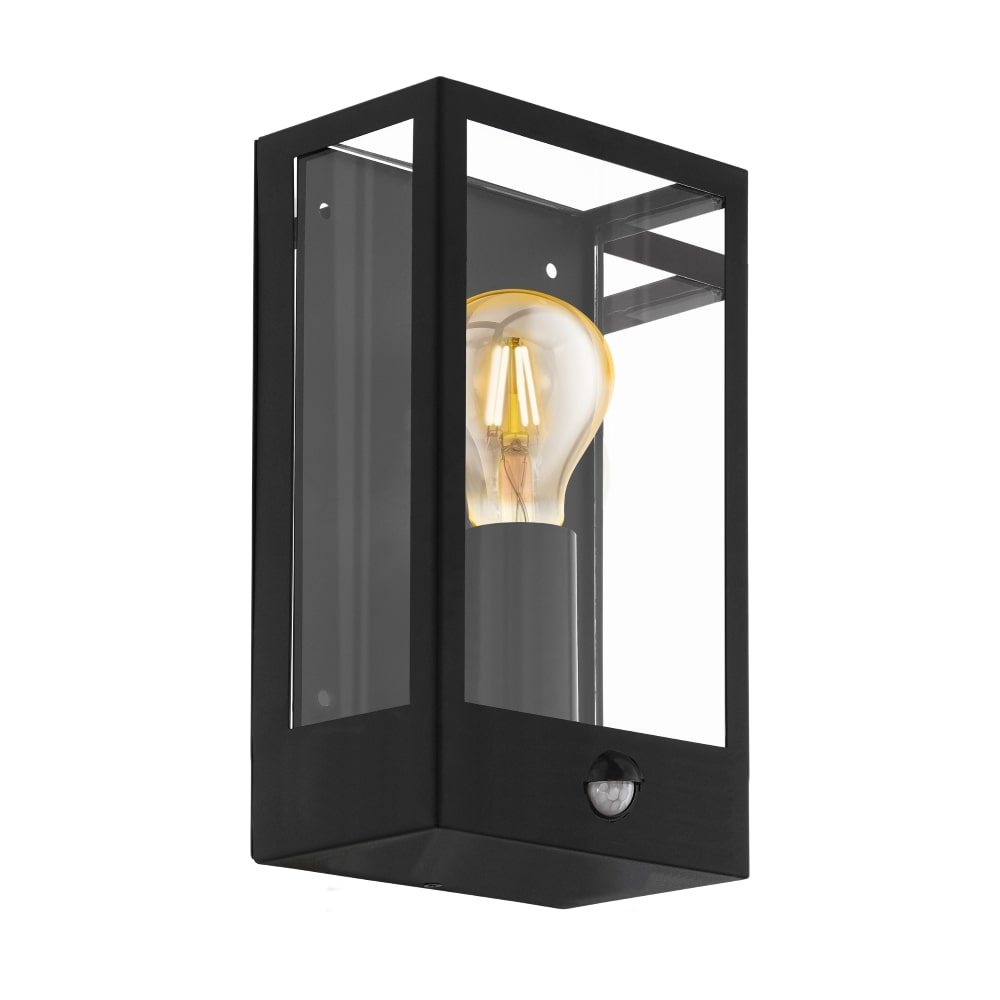 Eglo Zwarte buitenlamp Alamonte met bewegingssensor - 99587