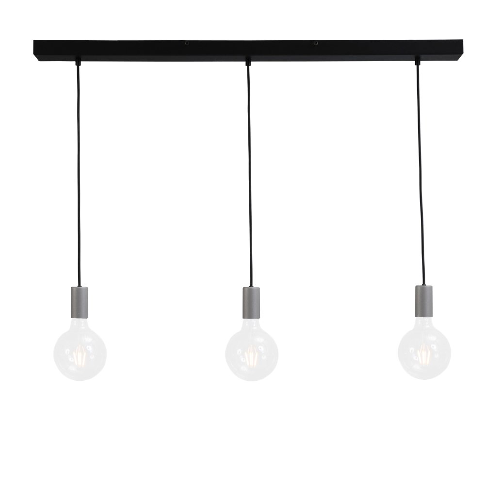 Masterlight Betongrijze pendel hanglamp Concepto 3-lichts - 2237-00-100-3