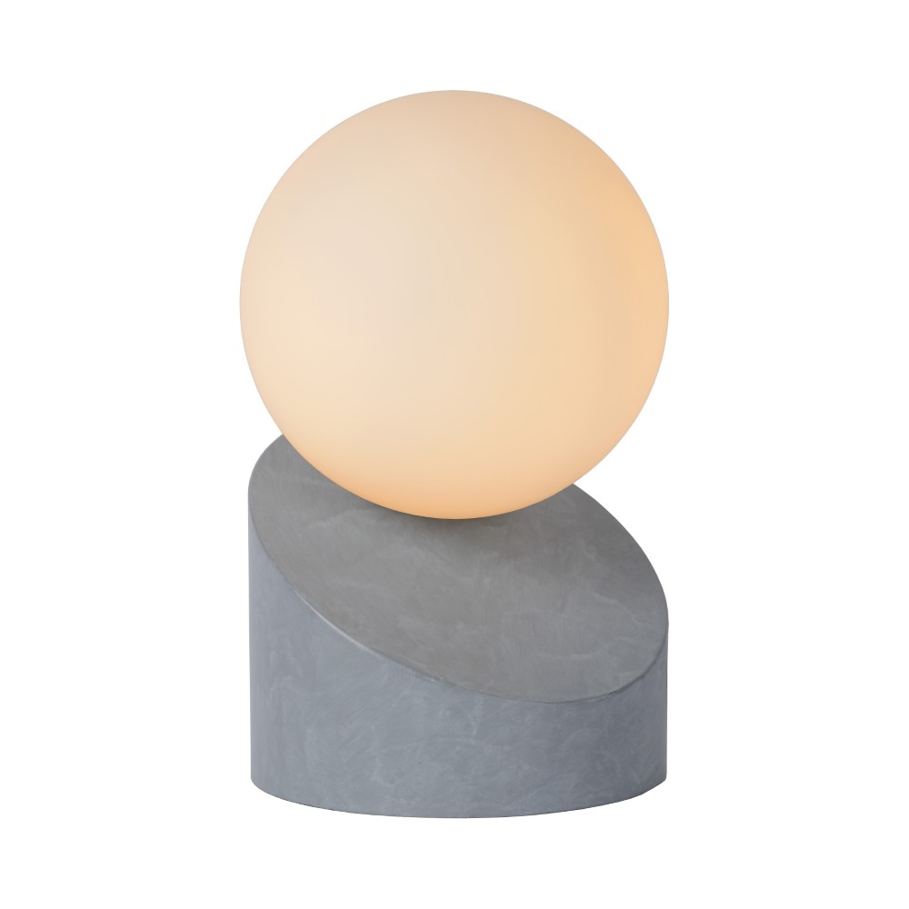 Lucide Design tafellampLen grijs - 45561/01/36