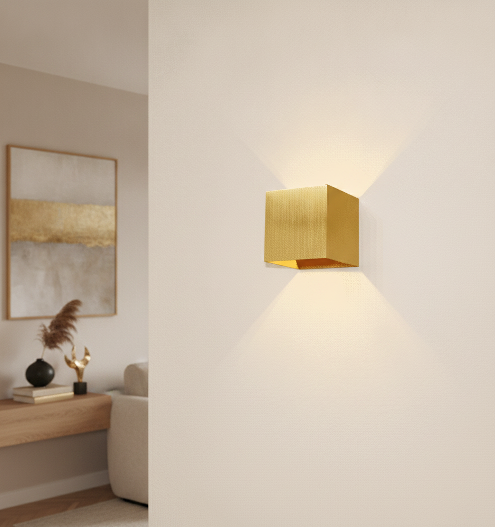 Artdelight Gouden wandspotGymm - WL GYMM MG