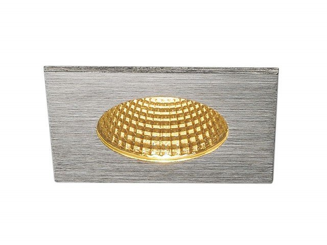 SLV Inbouwspot Patta Square 8cm metaalgrijs - 114436