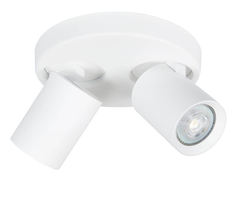 Highlight OpbouwspotOliver 2-lichts mat wit - S7156.00
