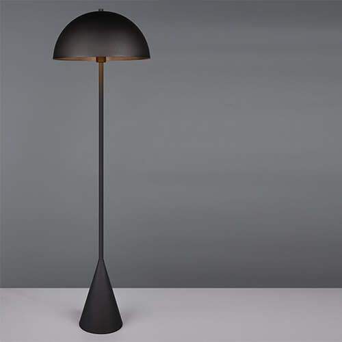 Trio Trendy vloerlampAlfie 130cm - zwart - 465000132