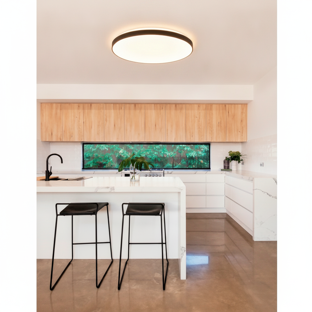 Lyora Design plafonnierePertino Ø 58cm zwart - 110333