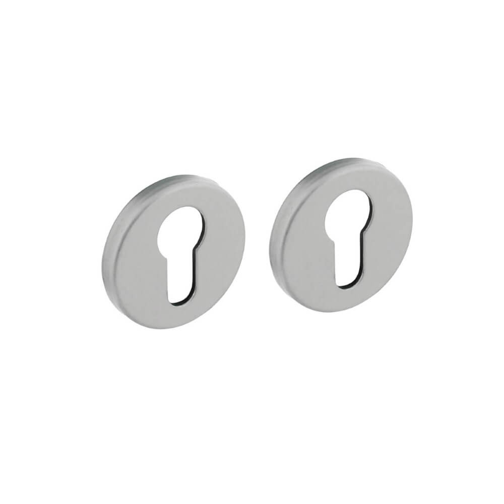 Intersteel Set van 2 cilinderrozettenTira rond aluminium - 0082.309087