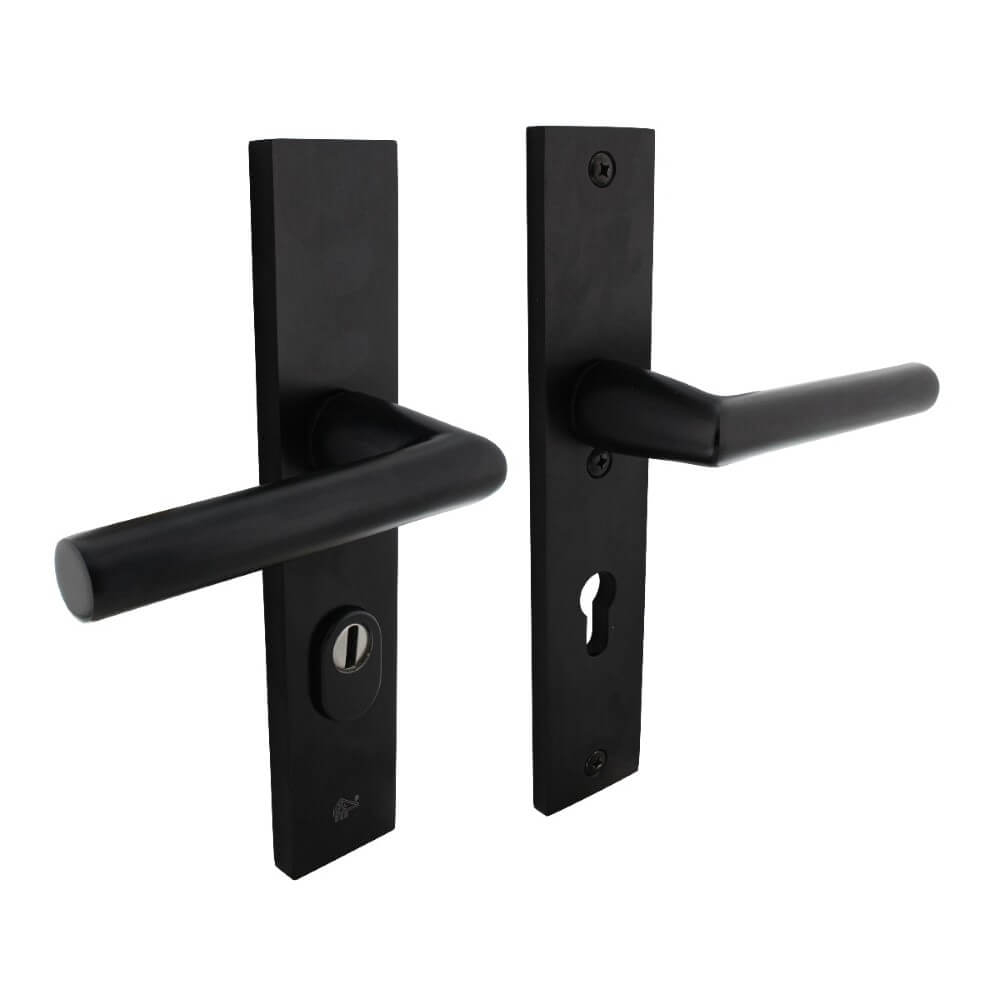 Intersteel Achterdeurbeslag PC 72mmAurano kerntrekbeveiliging zwart - 0023.379536