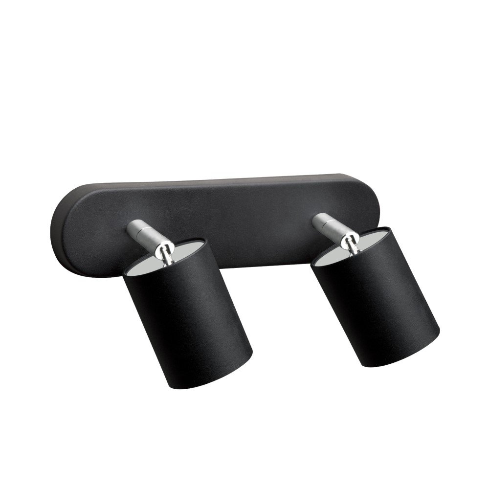 Lyora Dubbele opbouwspotEye zwart - 6020