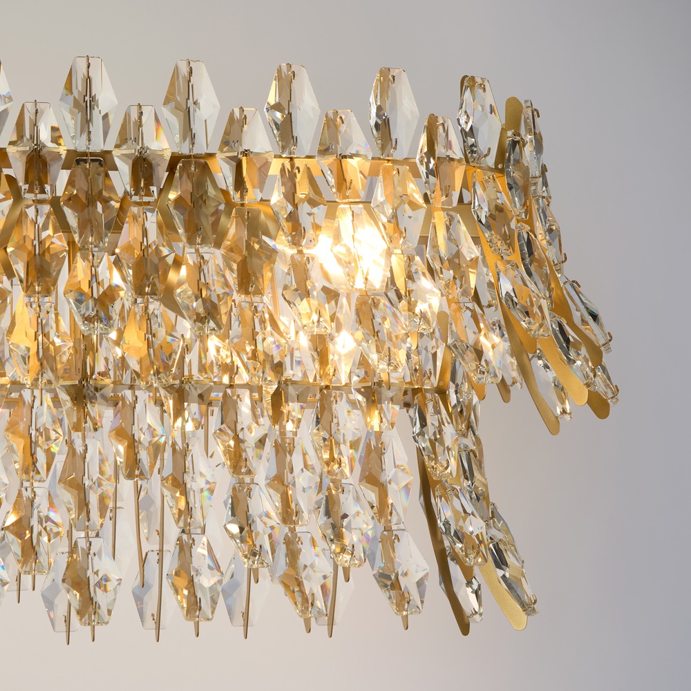 Kroonluchter Monarch goud 98 x 25cm Searchlight 5,05342E+12