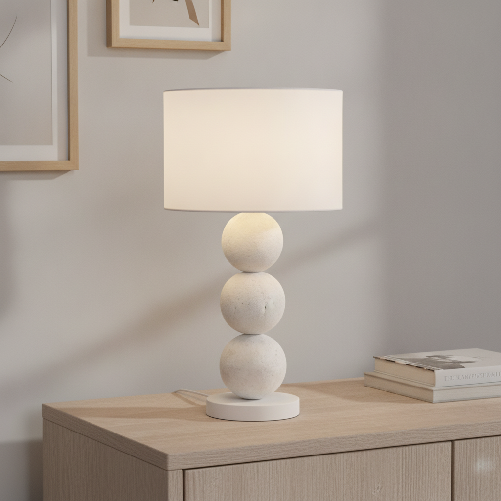Lyora Witte tafellampChamois design - 9001066