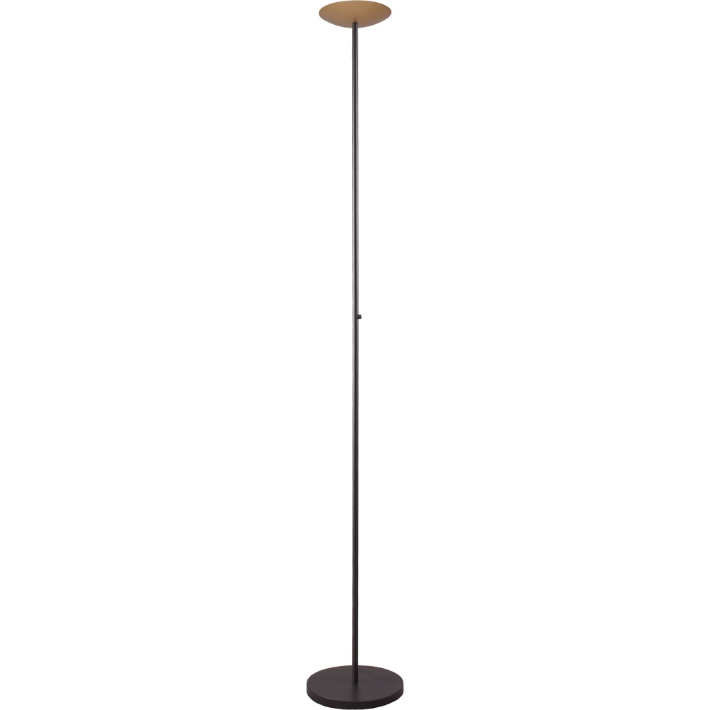 Masterlight Design vloerlampScala zwart met goud Ø 20cm - 1191-81-02