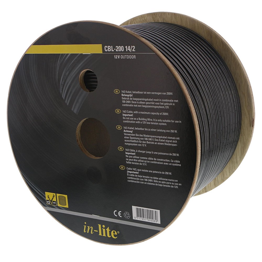 In-lite Cable 12 volts14/2 CBL-200 meter - 10600300 afbeelding