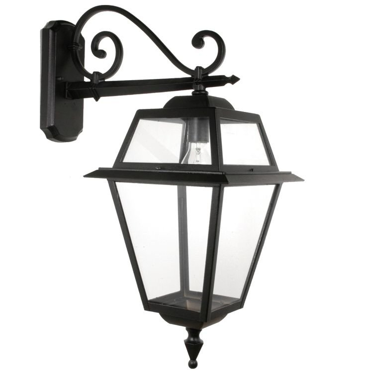 Franssen buitenlamp Perla klassiek hangend zwart - 141-10