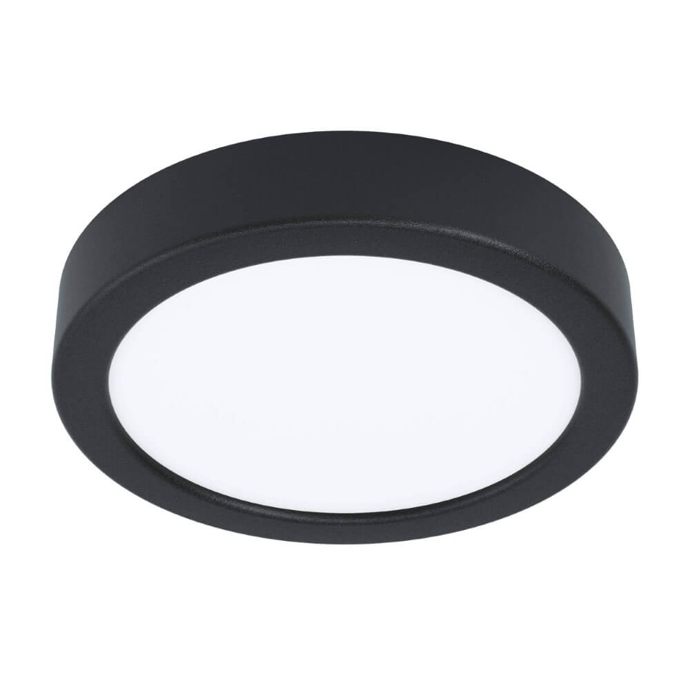 Eglo Badkamer lamp Fueva 5 IP44 - Zwart - Ø 16cm - 900637