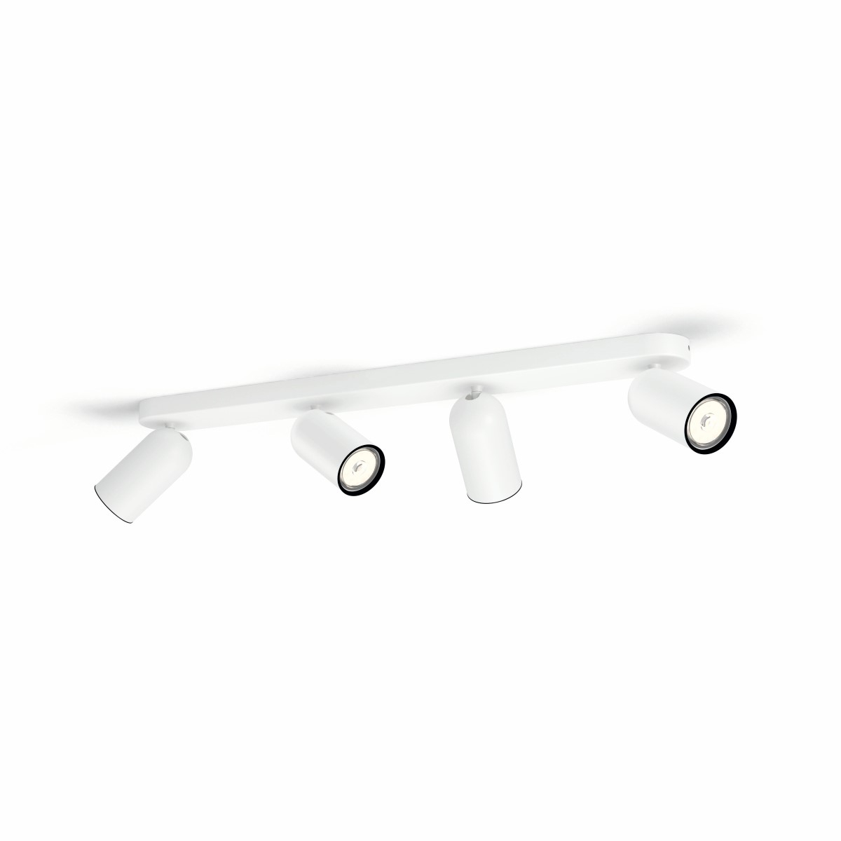 Philips SpotlampPongee 4-lichts wit - 5058431PN