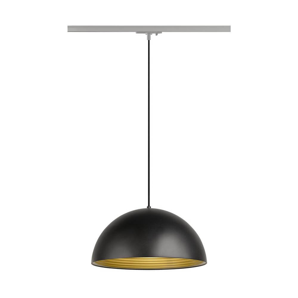 SLV Hanglamp voor railForchini M 40 zwart-wit 1-fase Ø 40cm - 1008539