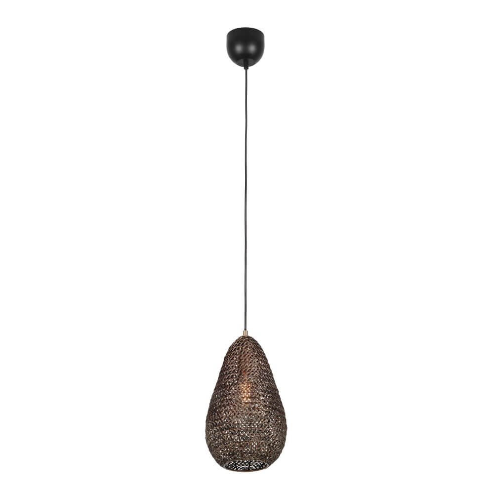 Trio Bronzen hanglampZiva Ø 23cm - 365300104