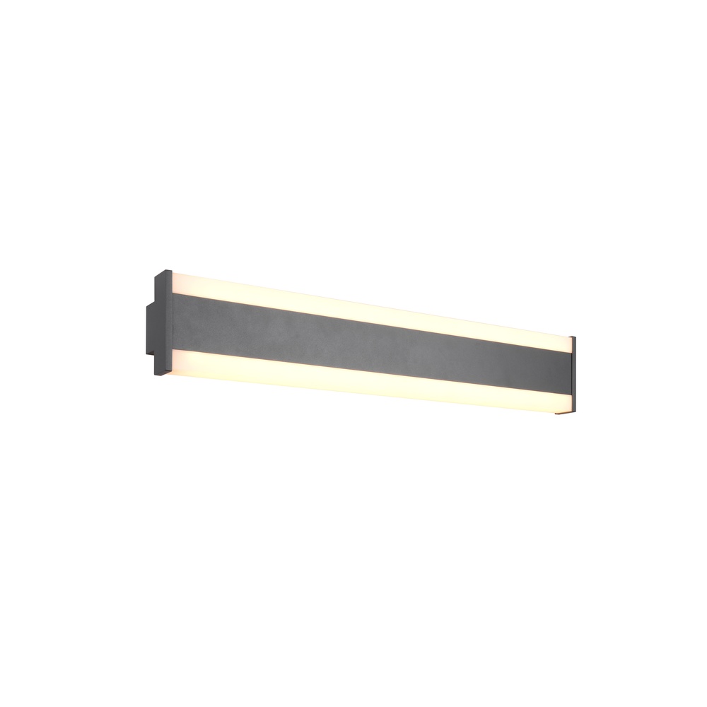 Trio Wandlamp Dawson design antraciet 60cm - 246360242