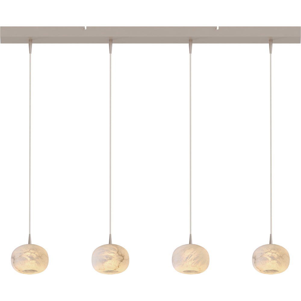 Design hanglamp Alta 4-lichts beige terra