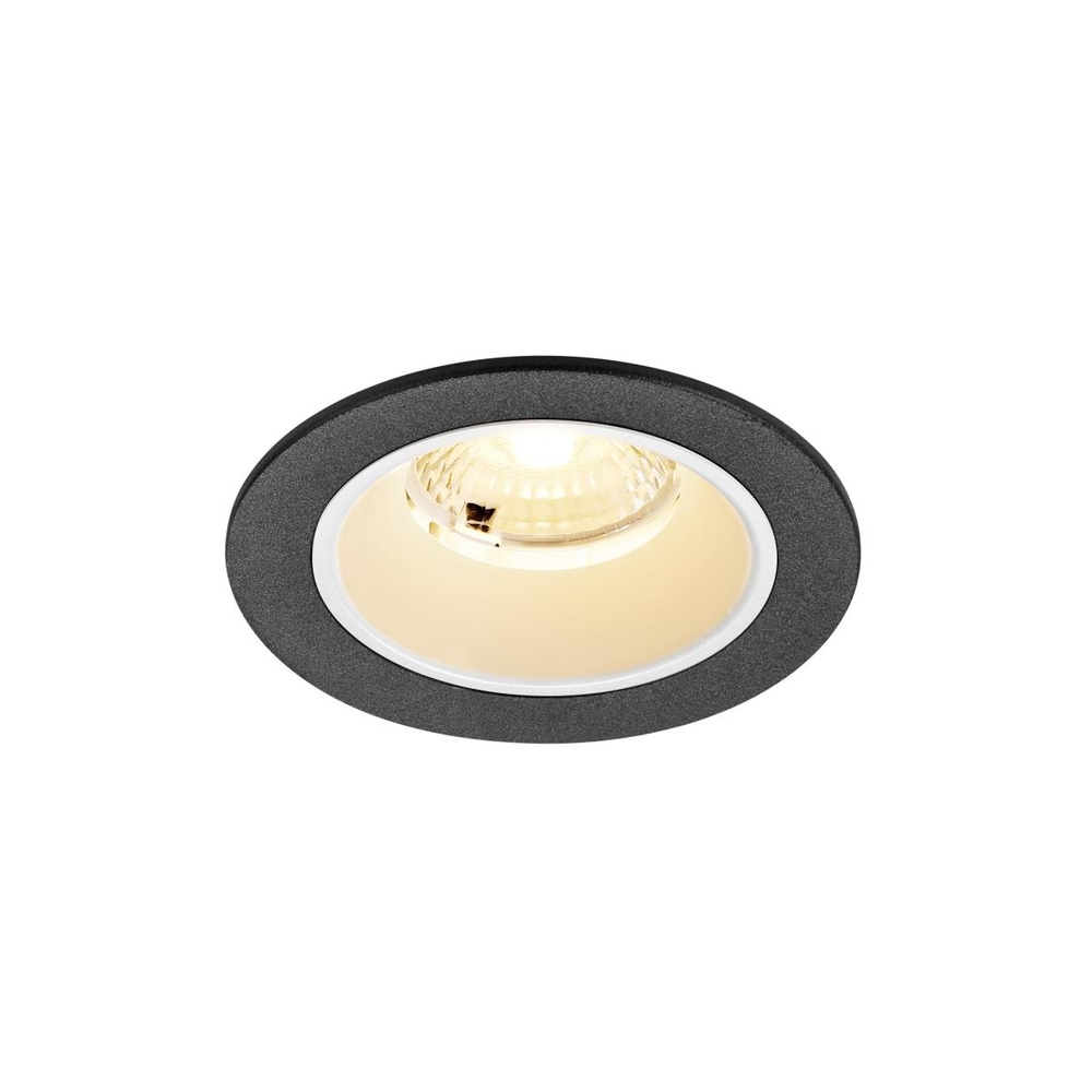 SLV InbouwspotNuminos S zwart/wit 3000K - 40gr - 1009455